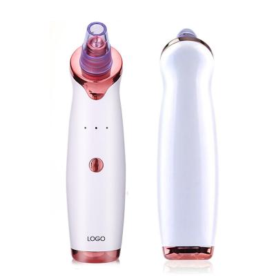 China Acne Treatment 2021 Facial Five Suction Pore Remover Electric Blackhead Remover Vacuum To Remove Blackhead Skin Acne Point Nose Blackhead for sale