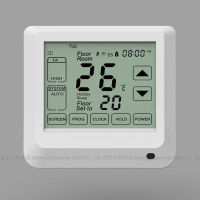 China Wall Mounted Enclosure Wall Mounted Plastic Case For Temperature Controller With Touch Screen Display for sale