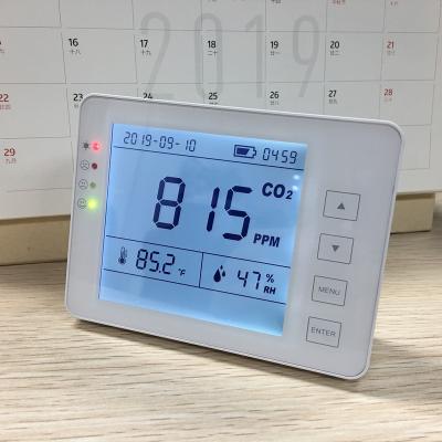 China Indoor CO2 Multifunctional Desktop CO2 Meter Air Quality CO2 Monitor for sale