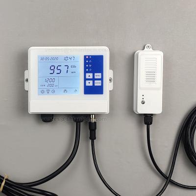 China In-solar Gardening Greenhouses Carbon Dioxide CO2 Monitor With Remote Fan Controller, CO2 Controller for sale