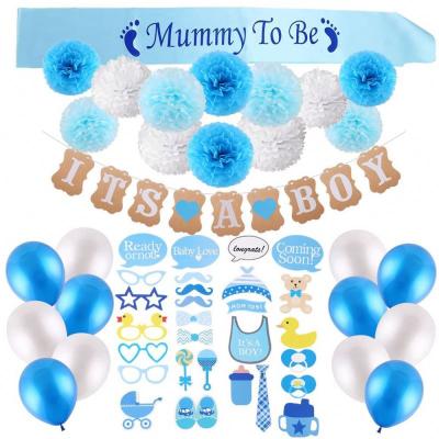 China New Year Party Baby Shower Set Boy Photo Prop Birthday Party Set Party Decorations for sale