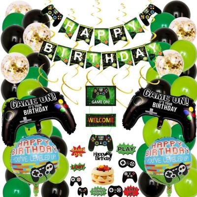 China New Year Boys Birthday Game On Controller Video Game Party Decoration Supplies for sale