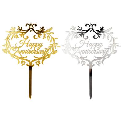 China Acrylic Wedding Happy New Year Happy Birthday Party Cake Decorating Cake Toppers for sale