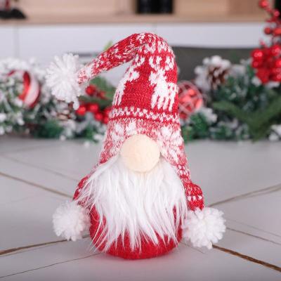 China 25*8cm New Year Christmas Trees Hanging Christmas Gnomes Ornaments Doll Sublimation Christmas Hanging Ornament for sale