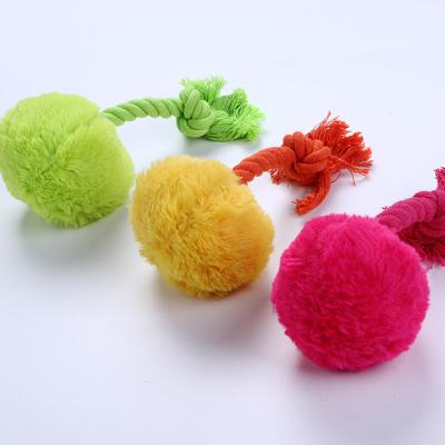 China 2021 Sustainable Hot Selling Best Pet Product Best Tennis Cotton Rope Pet Products Toy Dog Toys For Chewing for sale