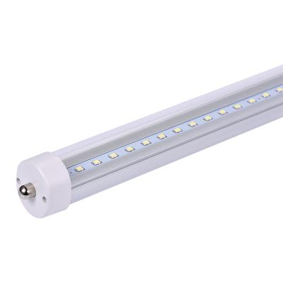 China 8FT LED Tube Light Residential Single Pin FA8 AC 110V 6000K With Aluminum Body for sale