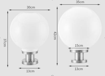 Chine 35CM Daylight Solar LED Fence Light,Solar LED Fence Light Alu Basse With Solar Panel and Led light inside à vendre