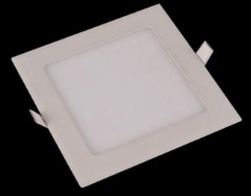 China 9W Square Shape Recessed Panel Light 3000K Warmwhite for sale