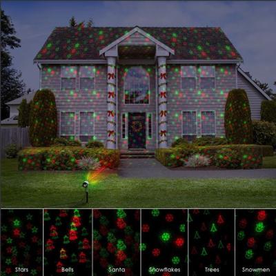 中国 Mini Outdoor Laser Projector For With Remote Garden Tree House Wall Holiday Landscape Christmas Decoration Light 販売のため