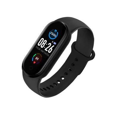 China MP3 Playback 2022 Smart Watch M5 Men Women Blue Tooth Smart Watch Heart Rate Fitness Tracking Sports Watch Bracelet for sale