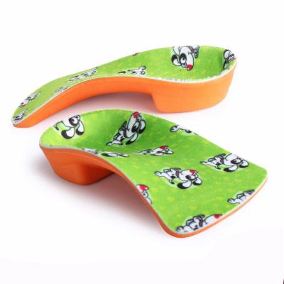 China Arch Support EVA Orthopedic Insoles of Children Shoes Kids Arch Support Feet Flat Insoles for sale