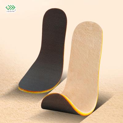 China Skin Friendly Crystal Velvet Thick Warm Winter Felt Insoles Felted Wool Shoe Boot Insoles for sale