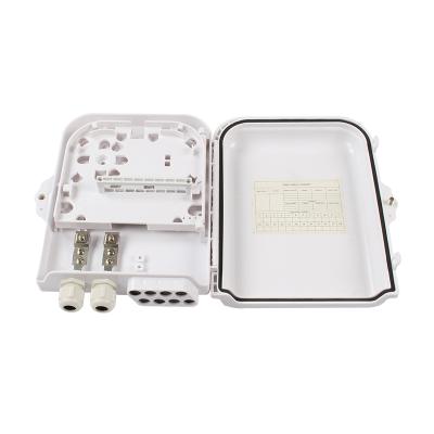 China Fiber To Home Outdoor IP65 Fiber Optic Splice Box 8 Core for sale