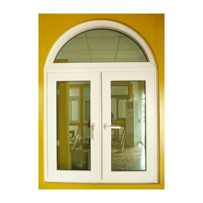 China KDSBuilding Round Windows U Pvc Film Glass Window Arch Insulated Glass Windows  Mosquito Net for Windows for sale