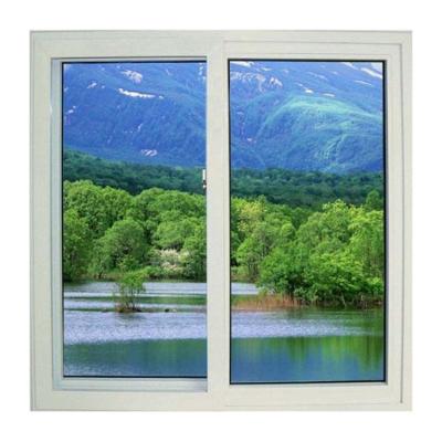 Chine fenêtre à double vitrage en PVC à profil en UPVC à isolant acoustique à vendre