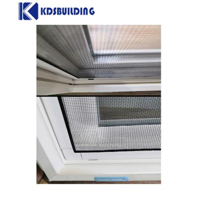 China Single Hang PVC Frame Window Verticaal Schuifbaar Plastic Vinyl PVC UPVC Venster Te koop