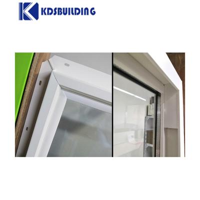 China KDSbuilding PVC raam Vensterhuis Groot verticaal schuifvenster Plastic Te koop