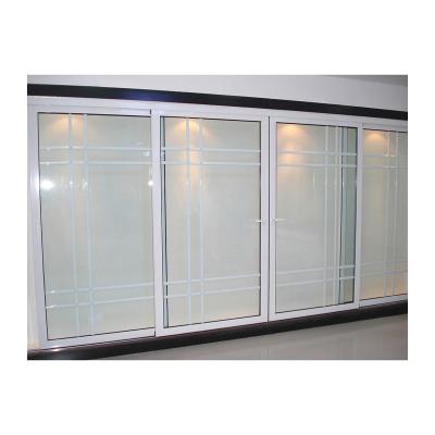 China KDSBuilding Wind resistance strong philippines aluminum frame sliding glass door Low -e Glass Slide Bathroom Glass Door for sale