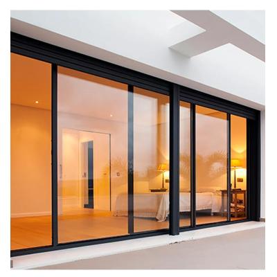 China Patio Exterior Aluminum Sliding Doors Soundproof Modern For Balcony for sale