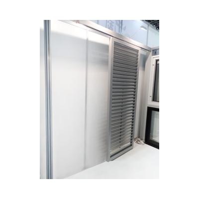 China Luxury Window Blind Blackout Vertical Patio Louver Fixed Aluminum Louver Window for sale