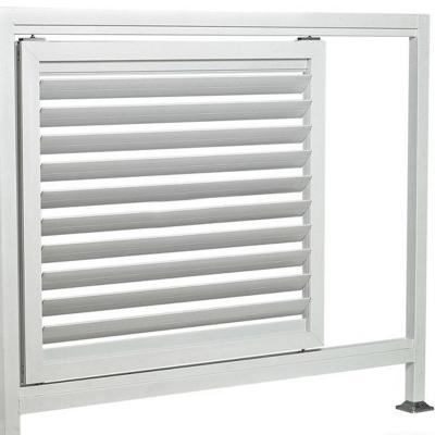 China Waterproof Vertical Louvered Shutters Functional External Aluminum Shutter for sale