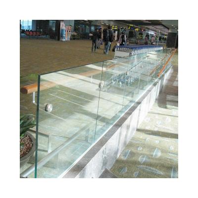 China 2023 Frameless  Pool Stair Clamp Balustrade Glaze Handrail Spigot Fitting Glass Clamp Fence for sale