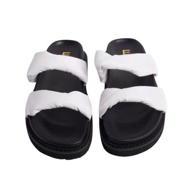 China New Fashion Trend Women's Beach Toe Sandals Non-slip Slippers Roman Flat Slippers for sale