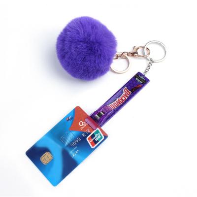 China Select ATM Machine Plush Nail Card Grabber Long Key Chain Alarm Credit Card Hygiene Free Self-Defense Anti-lost Anti-theft Hand for sale