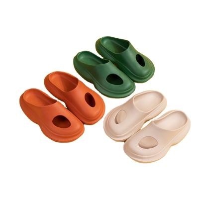 China 2022 Summer Waterproof Popular Indoor Outdoor Girls Beach Shoes EVA Soft Bottom Closed Toe Slippers For Women Men for sale