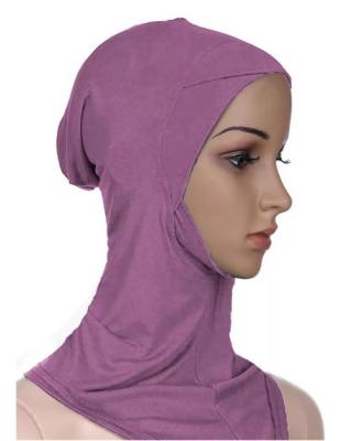 China Women Plain Polyester MEDIUM milk maker silk scarf set muslim Hijab cowl wrap turban ladies scarf inner shawl for sale