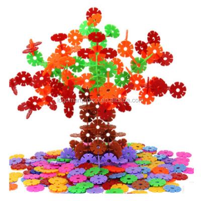 China DIY TOY Early Childhood Intellectual Toy Bricks Snowflakes Puzzle Toys for sale