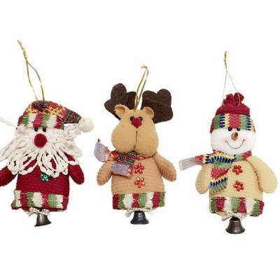 China Polyester Christmas Tree Ornament Pendant Bell Decoration For Party for sale