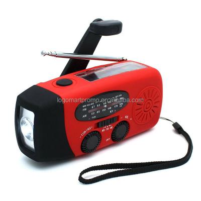 China Solor multifunctional hand crank magneto powered radio for travel for sale