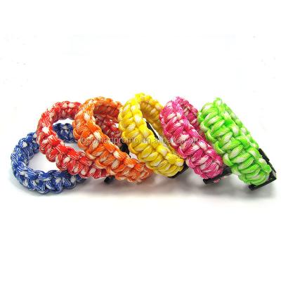 China Knitted Paracord Survival Bracelet, Paracord Infinity Bracelet LMPCA1612 for sale