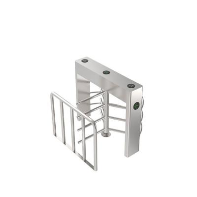 China Full Height Turnstile Revolving Doors Access Control System Turnstile Gate Semi-automatic Full Face Recognition RS 997 for sale