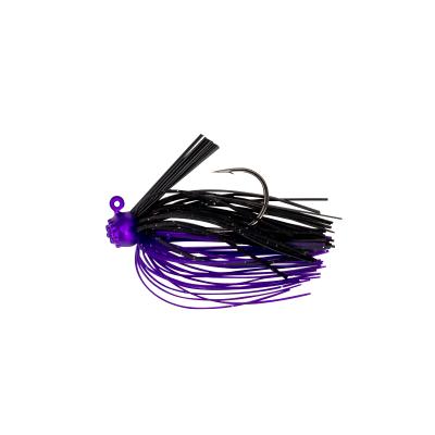 China Leading Football Jig Manufacturers Supply Football Head Jig With Lead Hooks Silicone Skirt Bass Weedless Head Flipping Jig Fishing Lure for sale