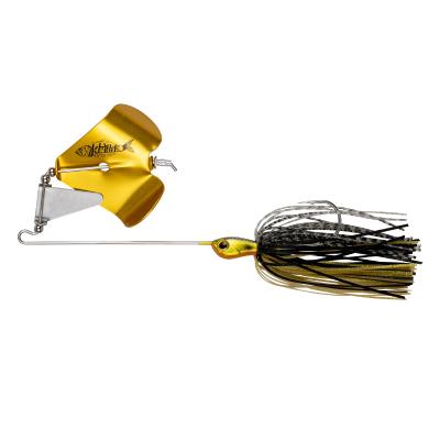 China Fishing Factory Direct Selling High Quality Buzzbait Metal Lure Artificial Spinner Baits Top Water Fishing Lure for sale