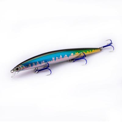 China Eco-friendly Plastic Fishing Hard Lure 15.5g125mm 125F Floating Minnow With LongCasting Treble Hooks Pike Bass Artificial Bait for sale