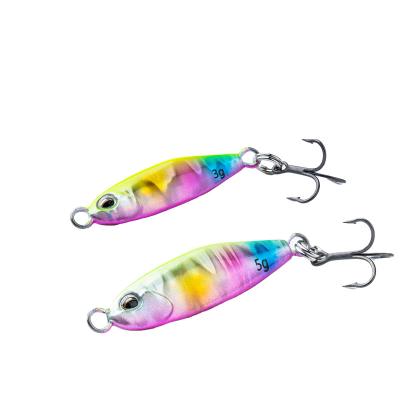 China Metal Lure Fishing Lures 3G 5G 7G 10G Metal Jig Hot Selling Sinking Long-mount Fishing Lure for sale