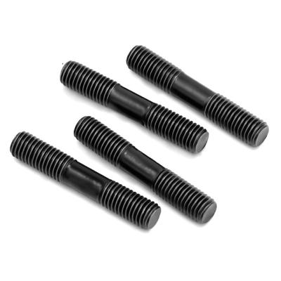 China General DIN938 Industry Black Oxide Q235 Steel Stud Double Threaded Bolts for sale