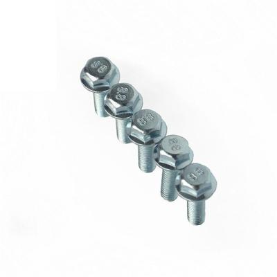 China Factory direct sales of stainless steel with anti-slip galvanized teeth hexagon flange bolts for sale