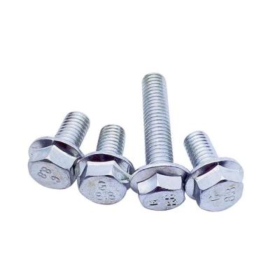 China Auto Manufacturer High Quality Stainless Steel Screws Hexagon Head Flange Bolts With Teeth for sale