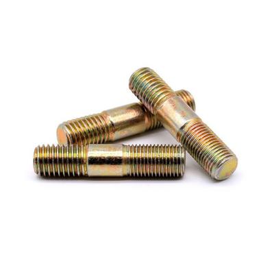 China Hebei Industry General National Standard Manufacturers Standard High Strength Double Head Galvanized Stud Threaded Bolts for sale