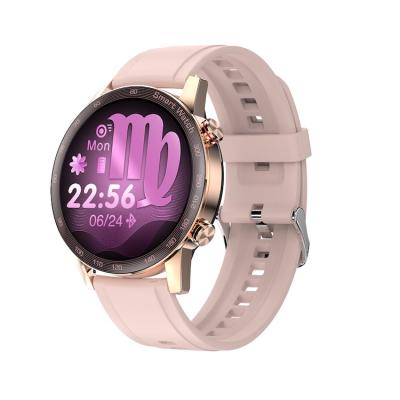 China Touch Screen 1.28 Inch HD Waterproof IP67 Full Touch Fitness Tracker Clock BT Call MP3 Player For Women Smartwatch Smart Band AK25 for sale