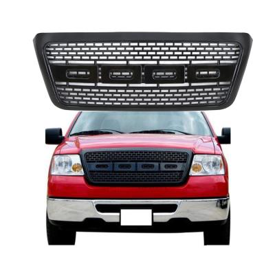 China Plastic Modified 04-08 Front Hood Bumper Upper Mesh Grille For F150 Grill Offroad 4x4 Gloss Black for sale