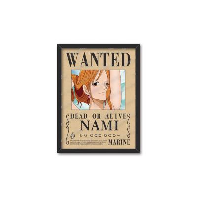 China Japan Hot Sale Factory Price One Piece Wanted NAMI HANCOCK ROBIN 3D Lenticular Anime Poster Picture For Promotional Gift for sale