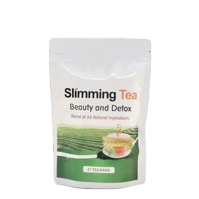 China Caffeinated Private Label China Herbal Effective Slimming Detox Tea Weight Loss Belly Flat Tea for sale