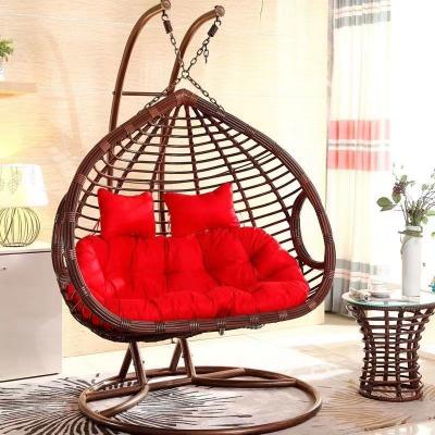 중국 하얀색 현대 야외 patio swing chair with Double Pole Hanging Basket 195*134*74cm 판매용