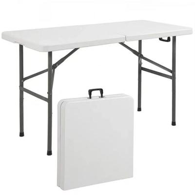 Chine Table à manger en plastique pliable de 6 pieds 8 pieds BBQ Picnic Table de camping Meubles d'extérieur pour événements à vendre