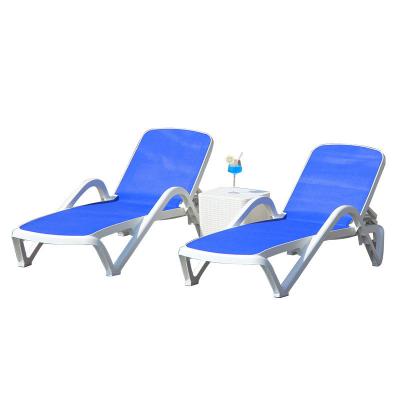 China Outdoor Furniture Contemporary Design Style Sun Lounger for Leisure Beach Chair Needs for sale